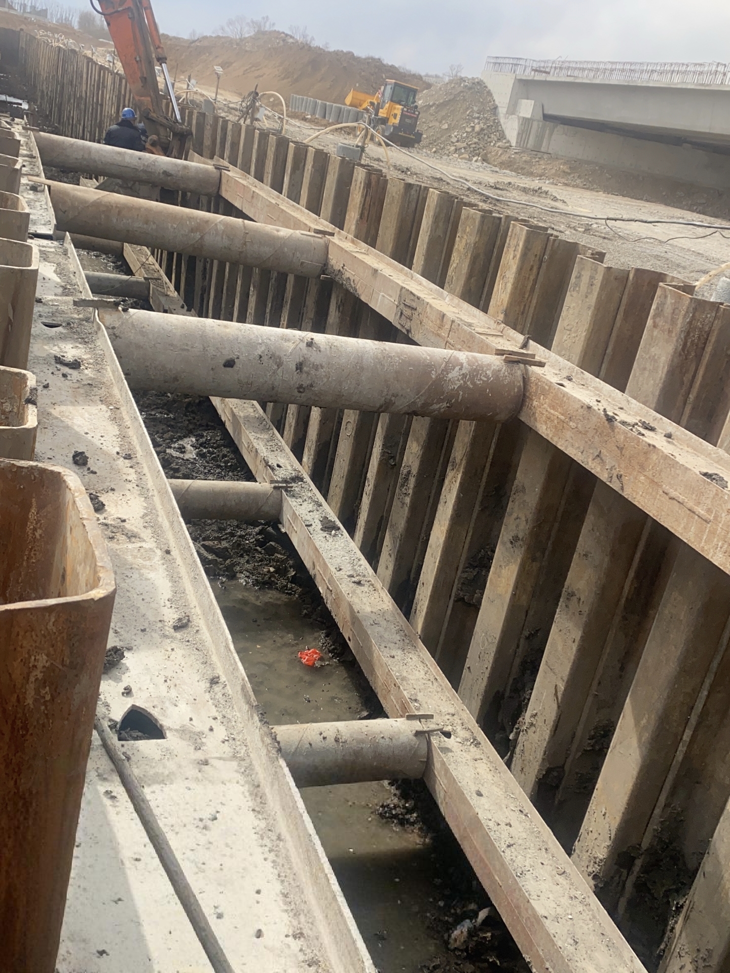 吉林省晋龙钢板桩租赁设备现场