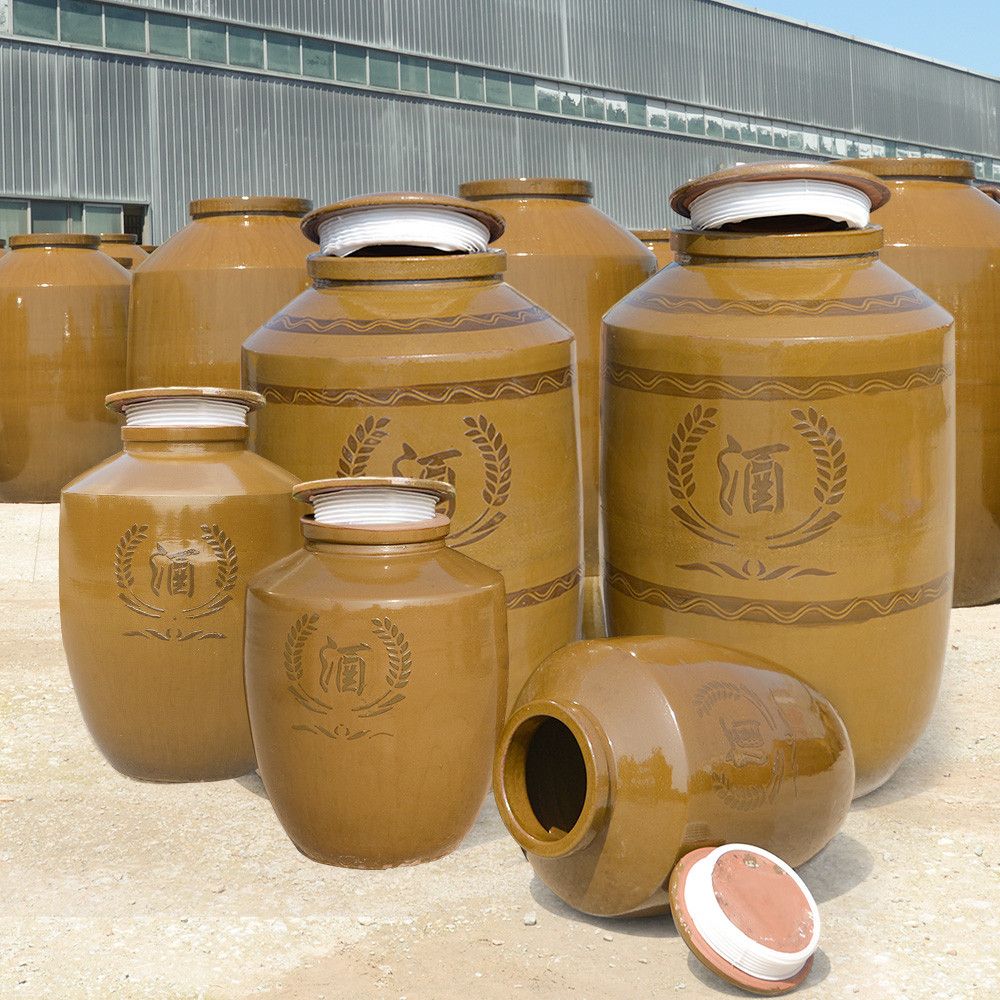 仁新陶瓷土陶酒瓶产品图