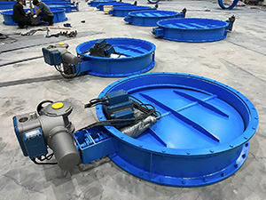 泰州华业内衬四氟风阀产品图