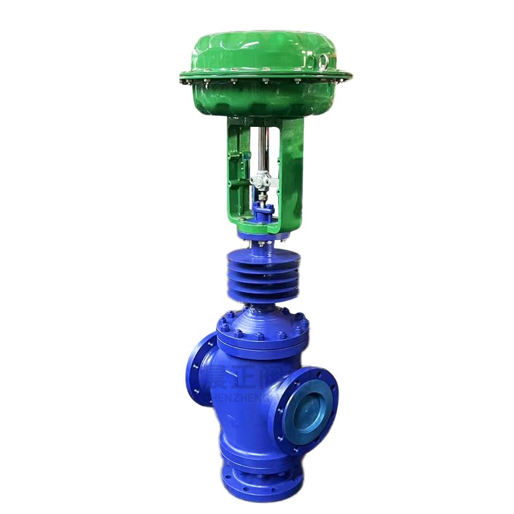 气动三通高温调节阀 ZJHQ-16C