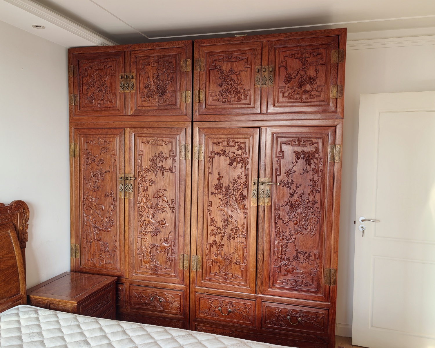 北京木隆居家居有限公司回收木材仓储区