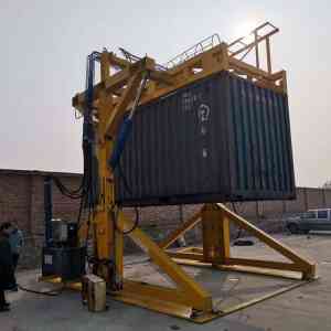 集装箱翻转机厂家哪家强？山东金贯产能提升、效率提高！