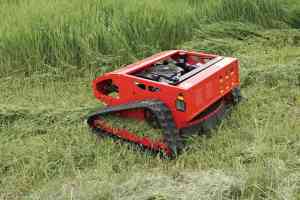 遥控除草机、果园除草机厂家哪家好？济宁萨奥机械性能优越有保障