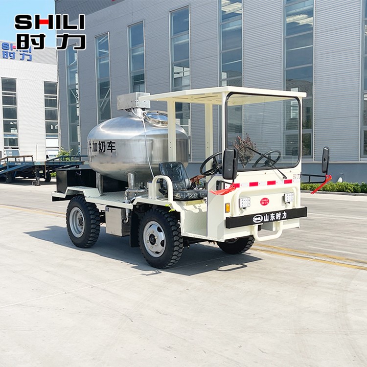 1-yard Four-Wheel Milk Truck - Vertical Milk Tank