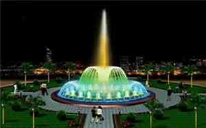 广场音乐灯光喷泉、旱地喷泉设计施工哪家强？河北铭创园林景观产能提升、效果超棒