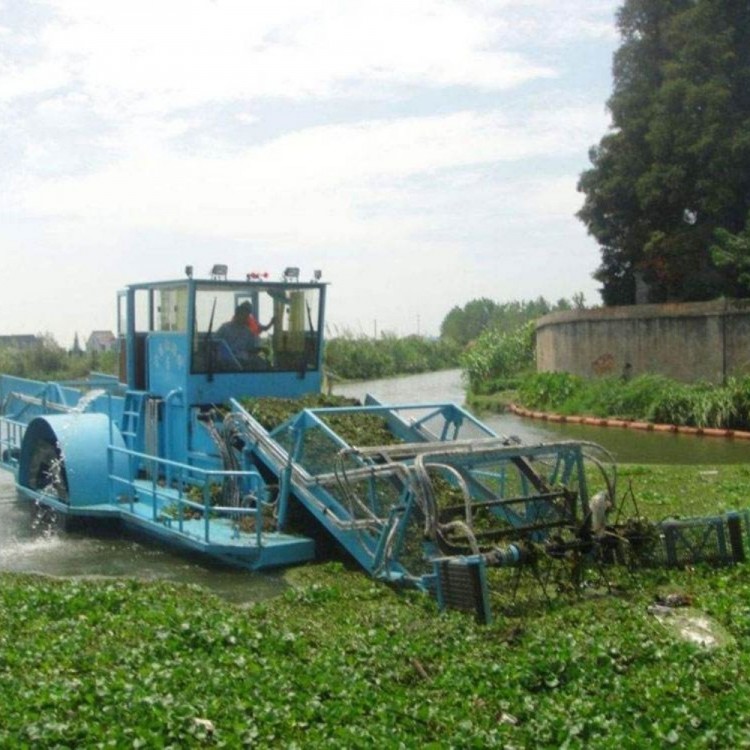 Mowing boat