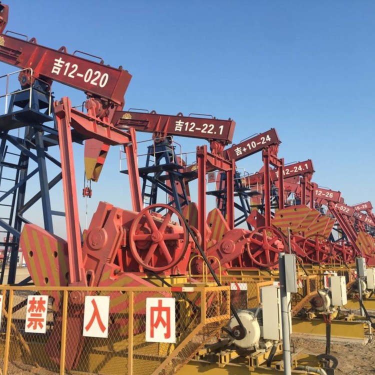 Single-well oil pump