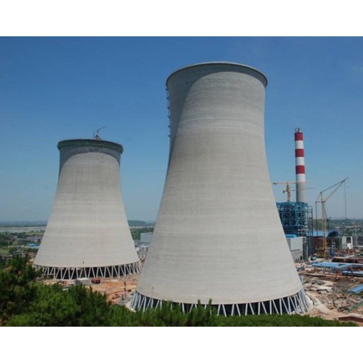 Chimney cooling tower new construction