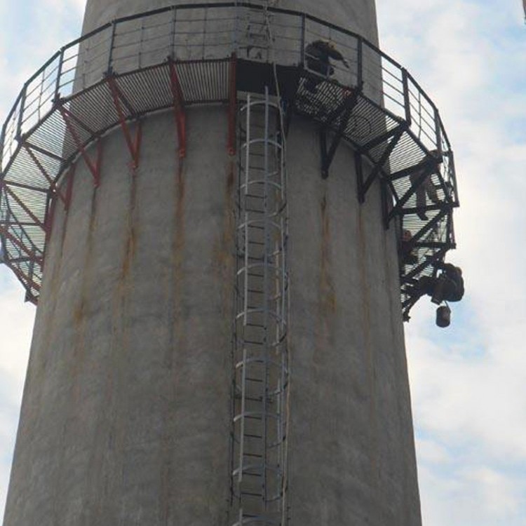 烟囱检测平台安装