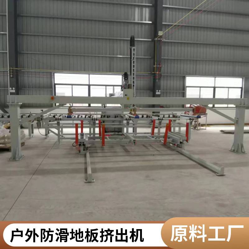 木塑压花挤出生产线 铝塑户外地板设备 瑞尔机械 PLC操控