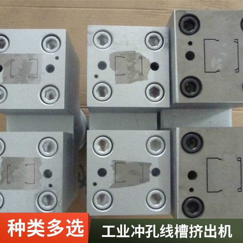 pvc一出二线槽挤出机 PVC线槽模具厂 树脂瓦粉线槽挤出机设备 瑞尔
