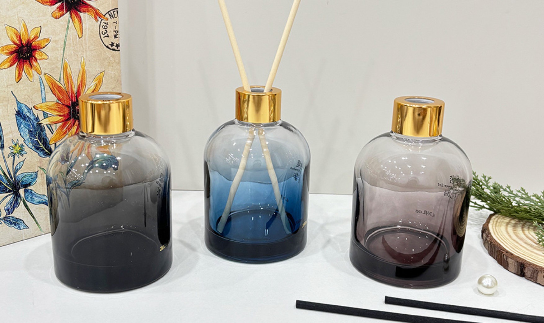 香薰玻璃瓶定做厂