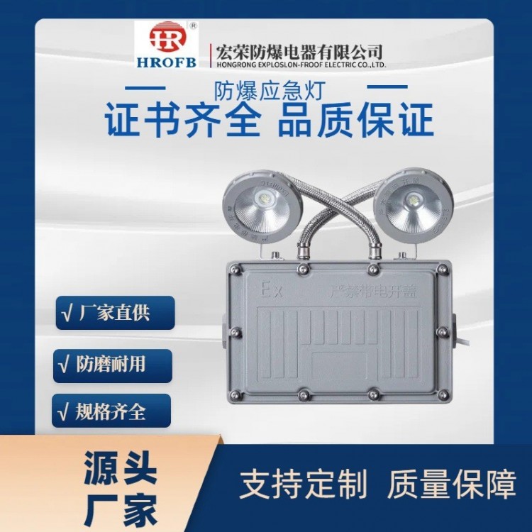Explosion-proof dual-head emergency light