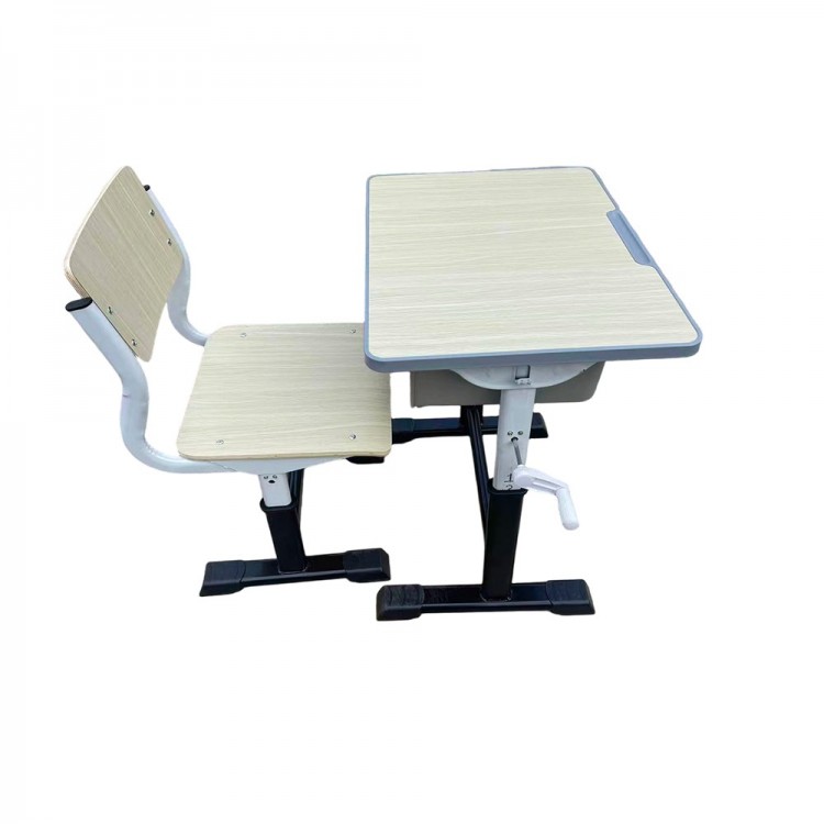 手摇升降课桌椅