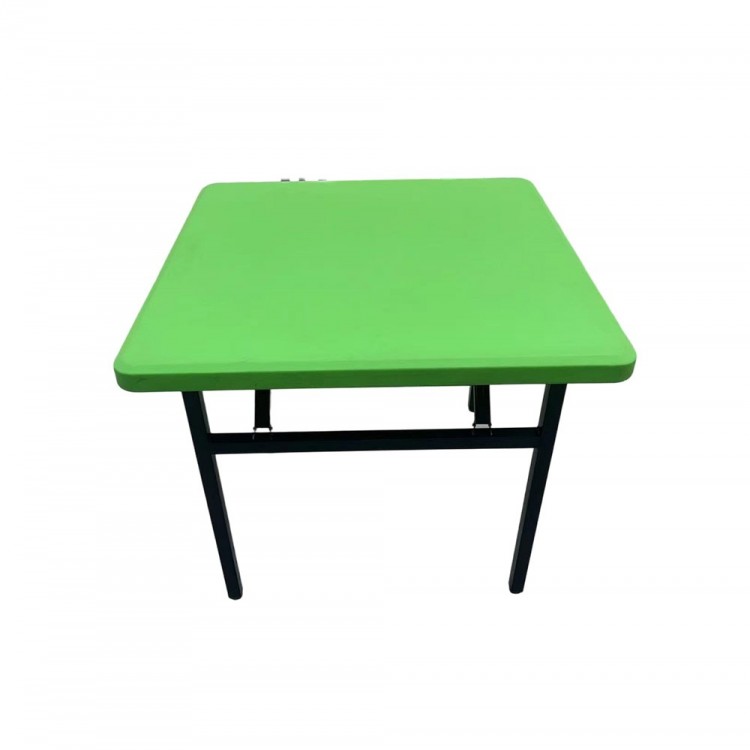 不锈钢凳面连体餐桌