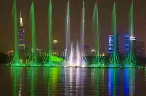 喷泉施工厂家推荐河北贺鑫，专业打造大型/景观/音乐/波光喷泉工程