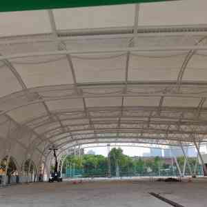 潍坊广亿膜结构工程有限公司：球场遮阳棚定制与制作实力厂家