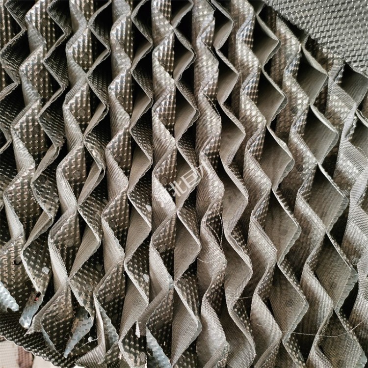 金属双层波纹填料