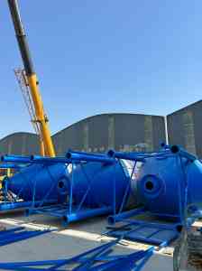 河南中嘉水工有限公司：80吨/105吨立式水泥罐实力厂家