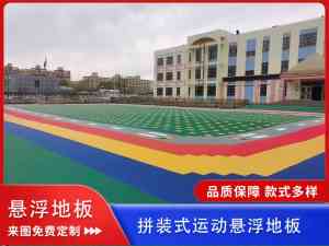 户外运动、幼儿园、网球场等悬浮地板厂家推荐:河南泰马游乐设备有限公司