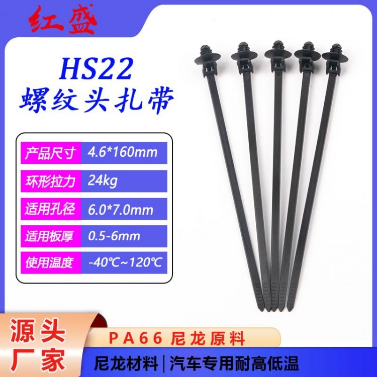 HS22螺纹头扎带