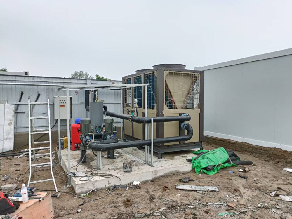 工地空气能供暖工程 水源热泵热水工程