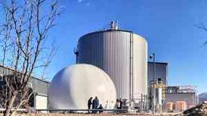 外钢内膜气柜、双膜沼气柜等供应商推荐，青岛海越膜结构工程有限公司上！