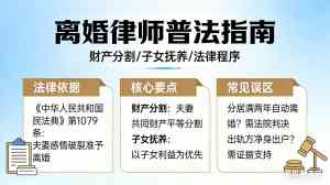 成都各区离婚律师推荐：涵盖财产分割、协议离婚、涉外离婚等专业服务