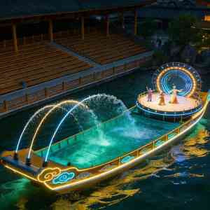 仿古/水上/景区/实木/电动餐饮船厂家推荐：专业订制与供货之选