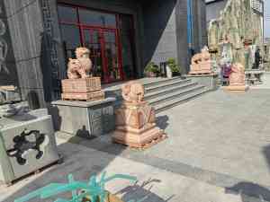 门墩石大象、公石雕大象等供货厂家推荐：曲阳县兴创园林雕塑有限公司领衔