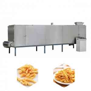锅巴、黄金角、粟米条等油炸食品生产线厂家推荐，优质设备源头之选