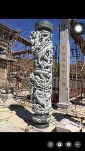 盘龙柱代加工服务及文化石柱产品推荐：石雕文化柱源头厂家大揭秘