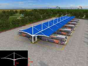 膜结构汽车棚、看台、车棚等厂家推荐，实力企业为您服务