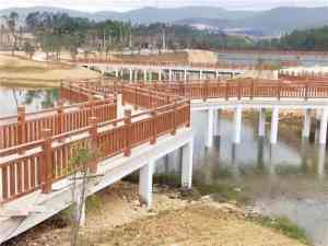 优质水泥仿木护栏批发厂家推荐：河道、绿化、草坪、景区护栏实力之选
