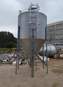 养殖设备料塔公司推荐:镀锌板料塔、猪场料塔及自动化养殖料塔厂家精选