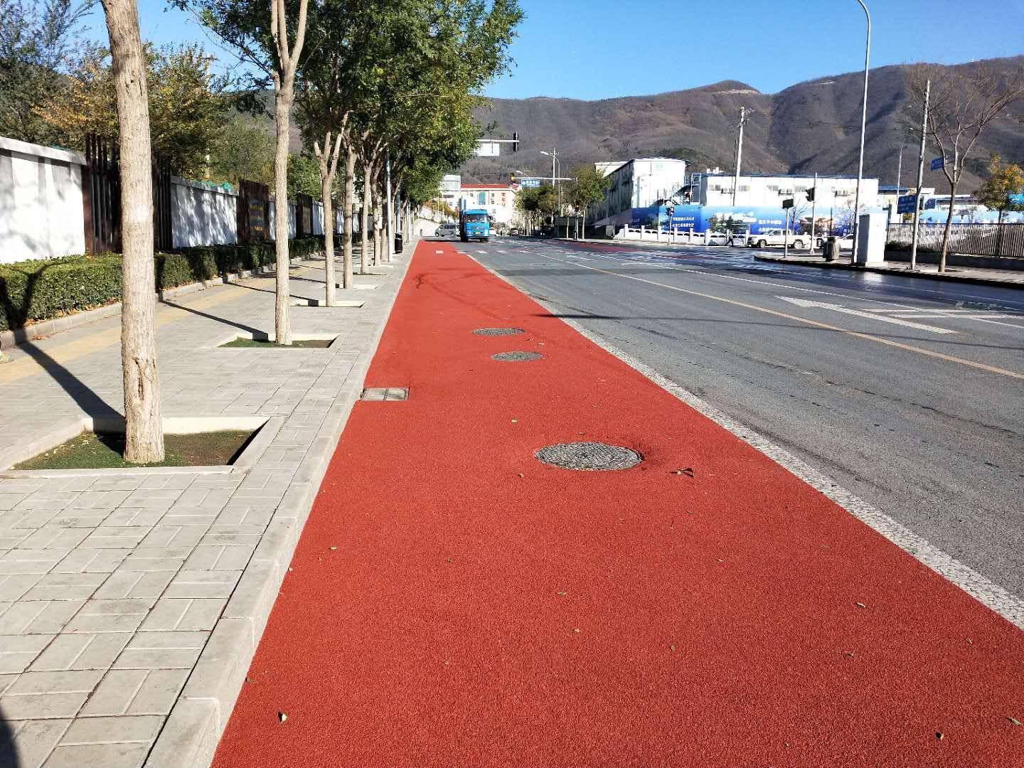 彩色防滑路面施工视频 广州艺佰涂科技有限公司
