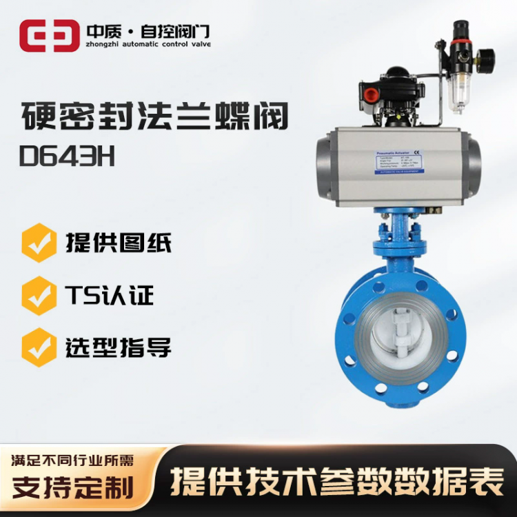 D643H-16C 硬密封法兰蝶阀