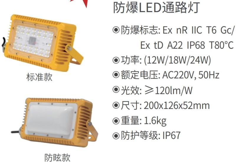 防爆LED灯具展示图