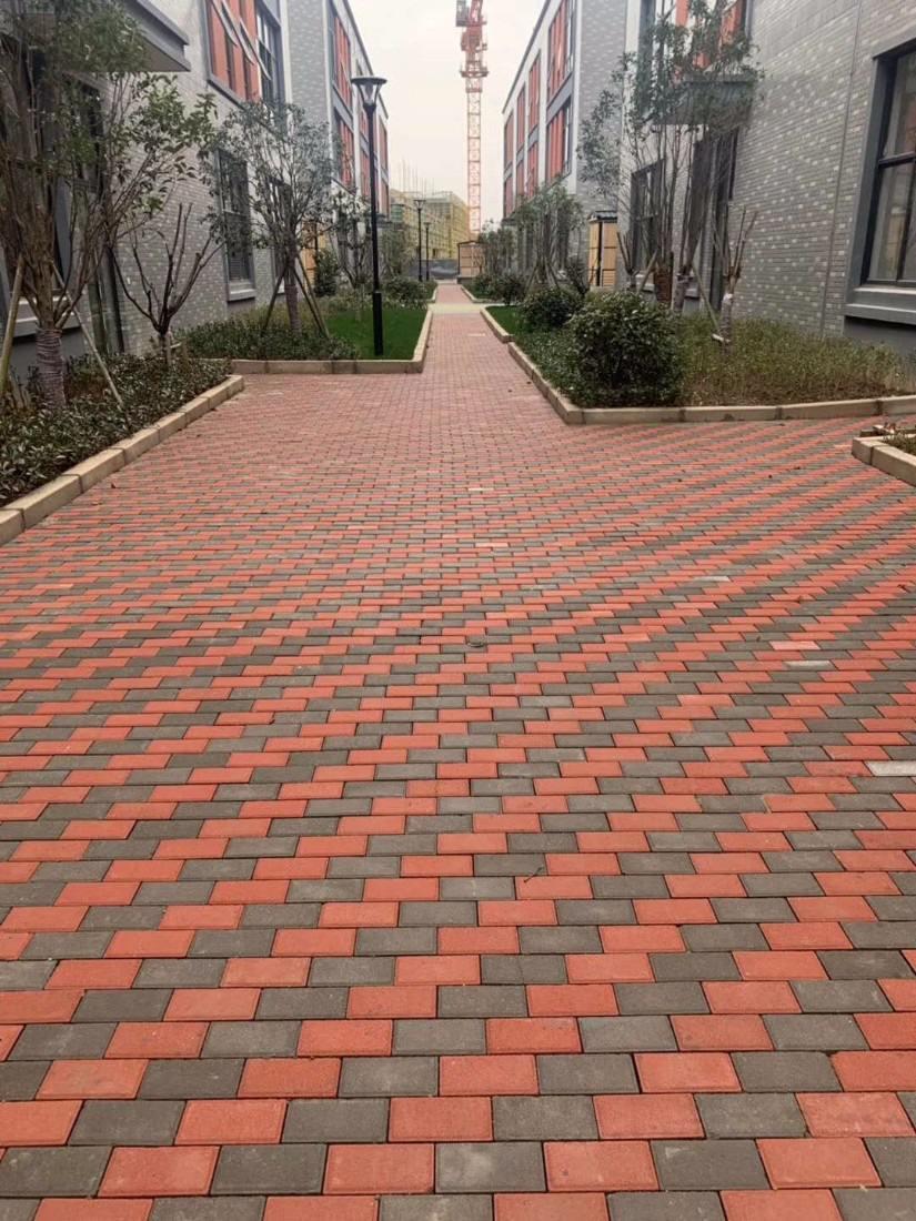 仿石透水砖效果