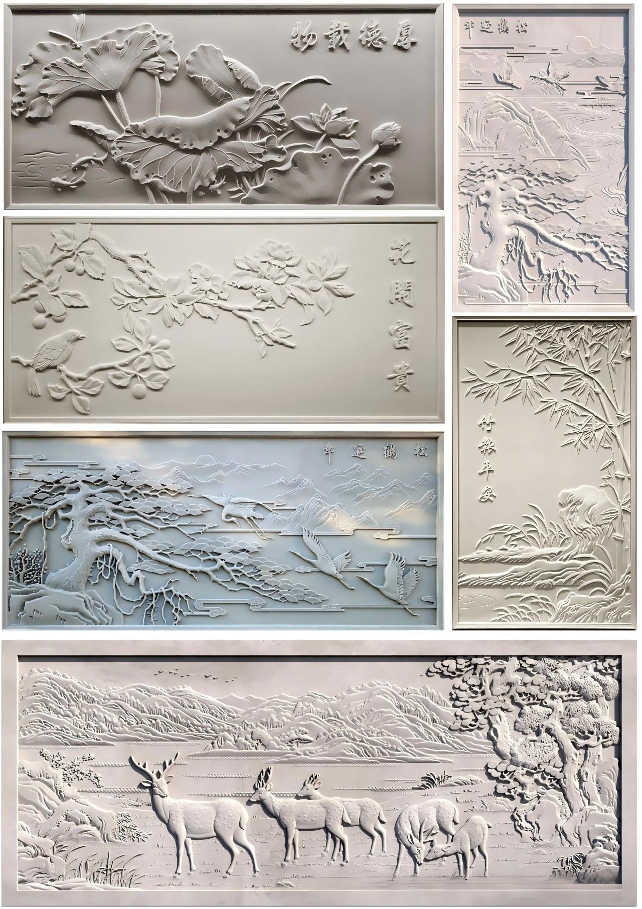 发泡陶瓷雕花产品展示1