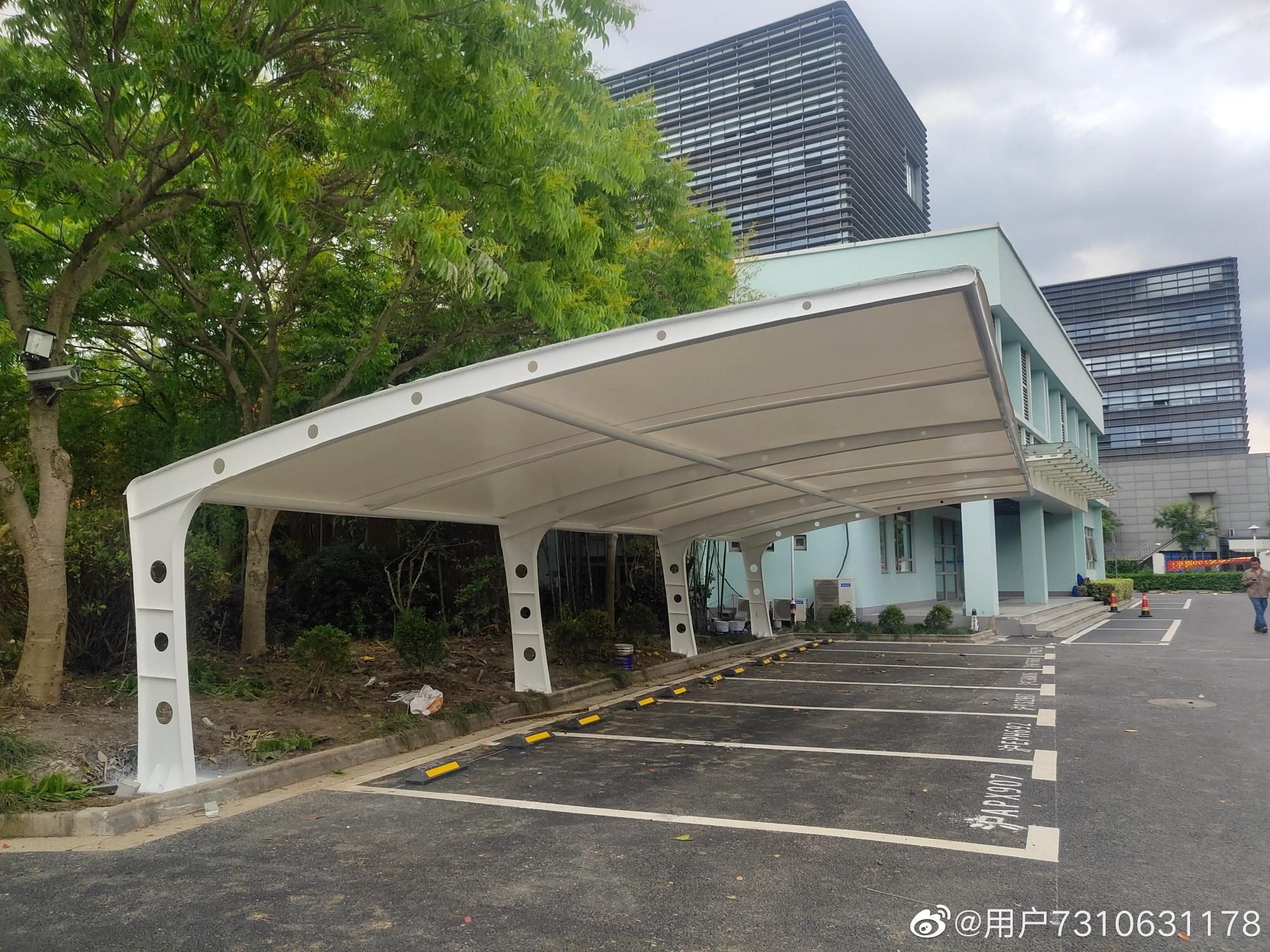 七字型停车棚加工