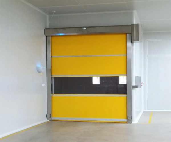 堆积快速门加工展示