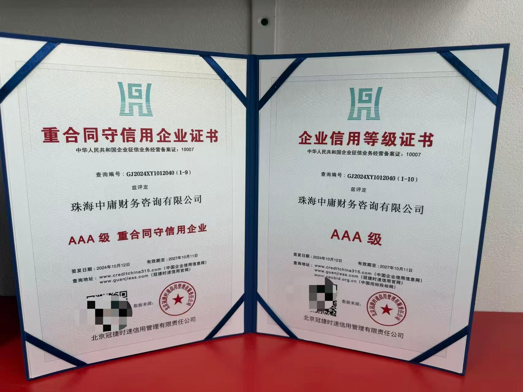 珠海中庸财务咨询有限公司