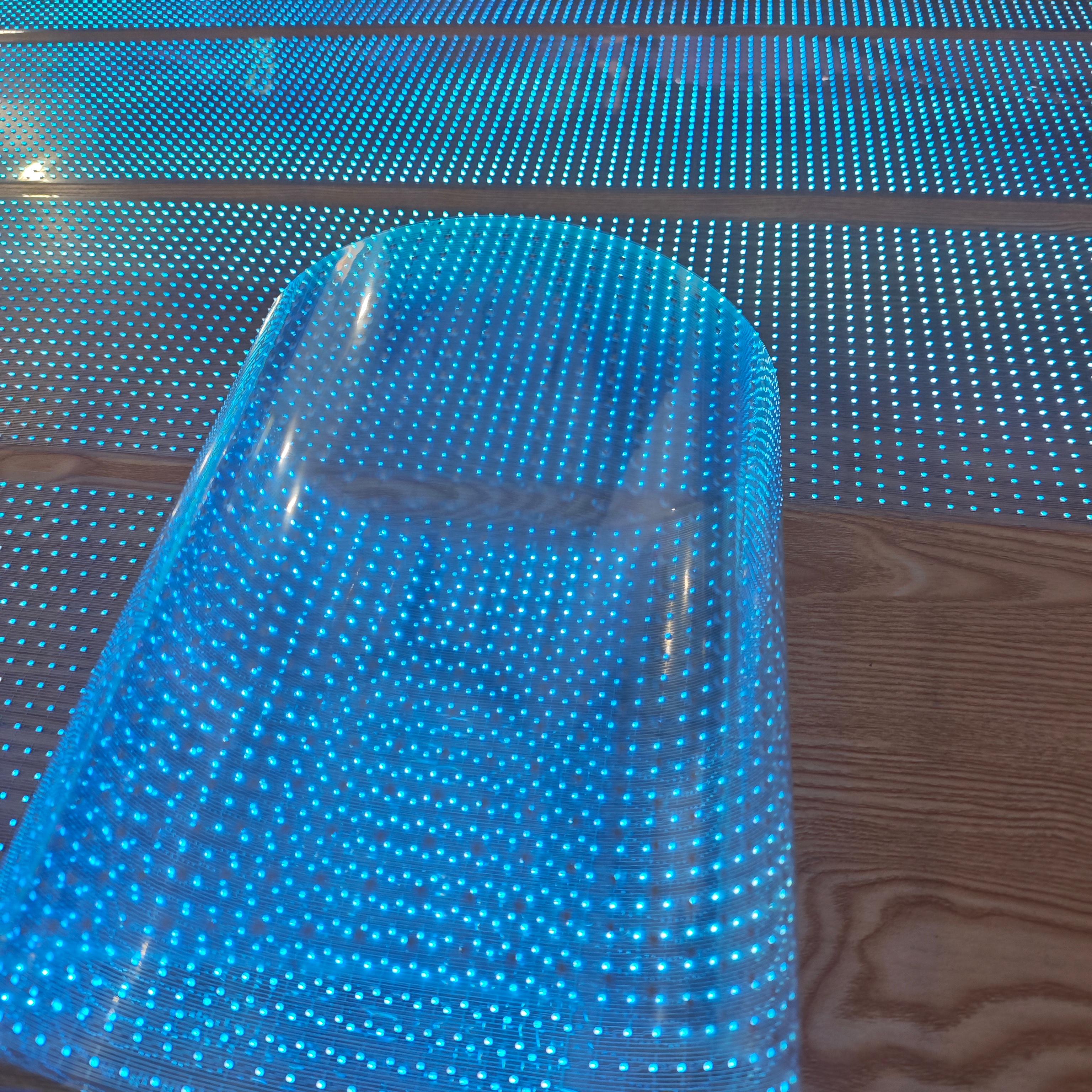 昊天电子透明屏应用案例