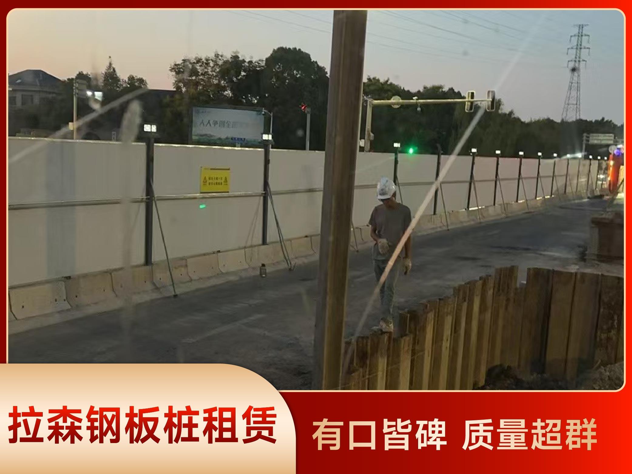 湖北芳草钢板桩施工现场