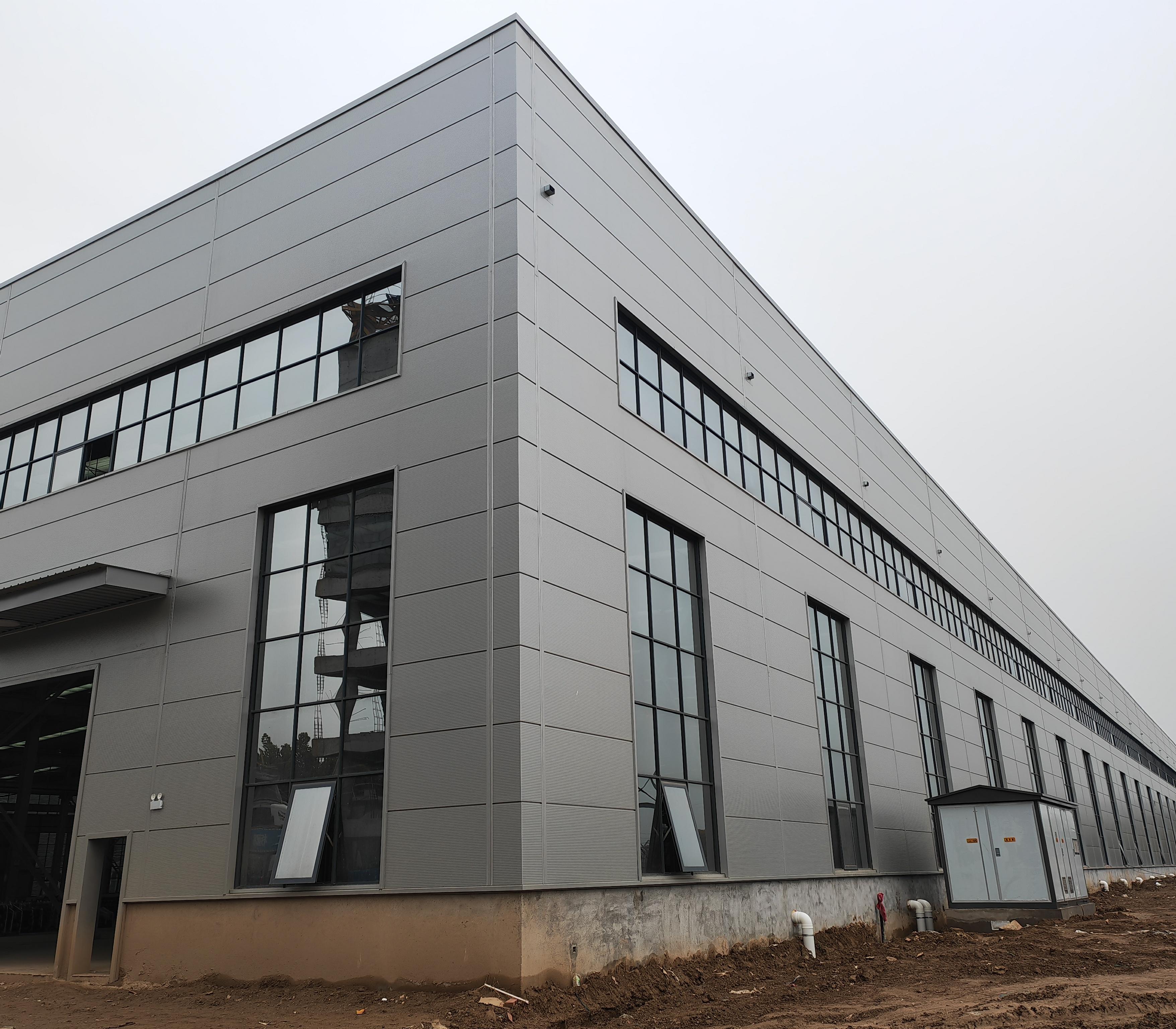河南兆投建设工程有限公司钢结构工程现场