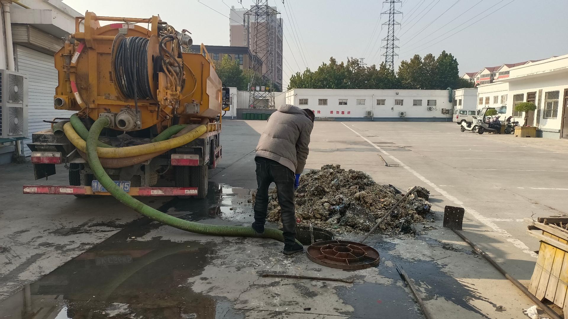 郑州快顺清洁服务施工现场