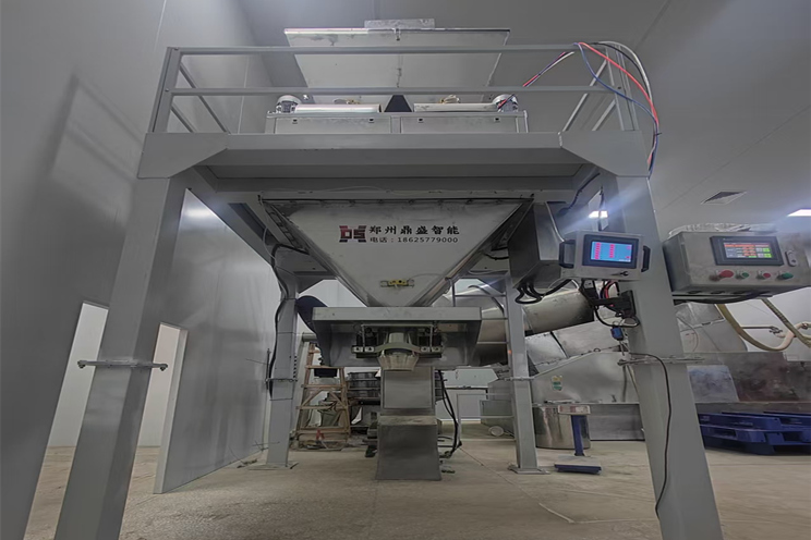 皮带式定量包装机设备展示