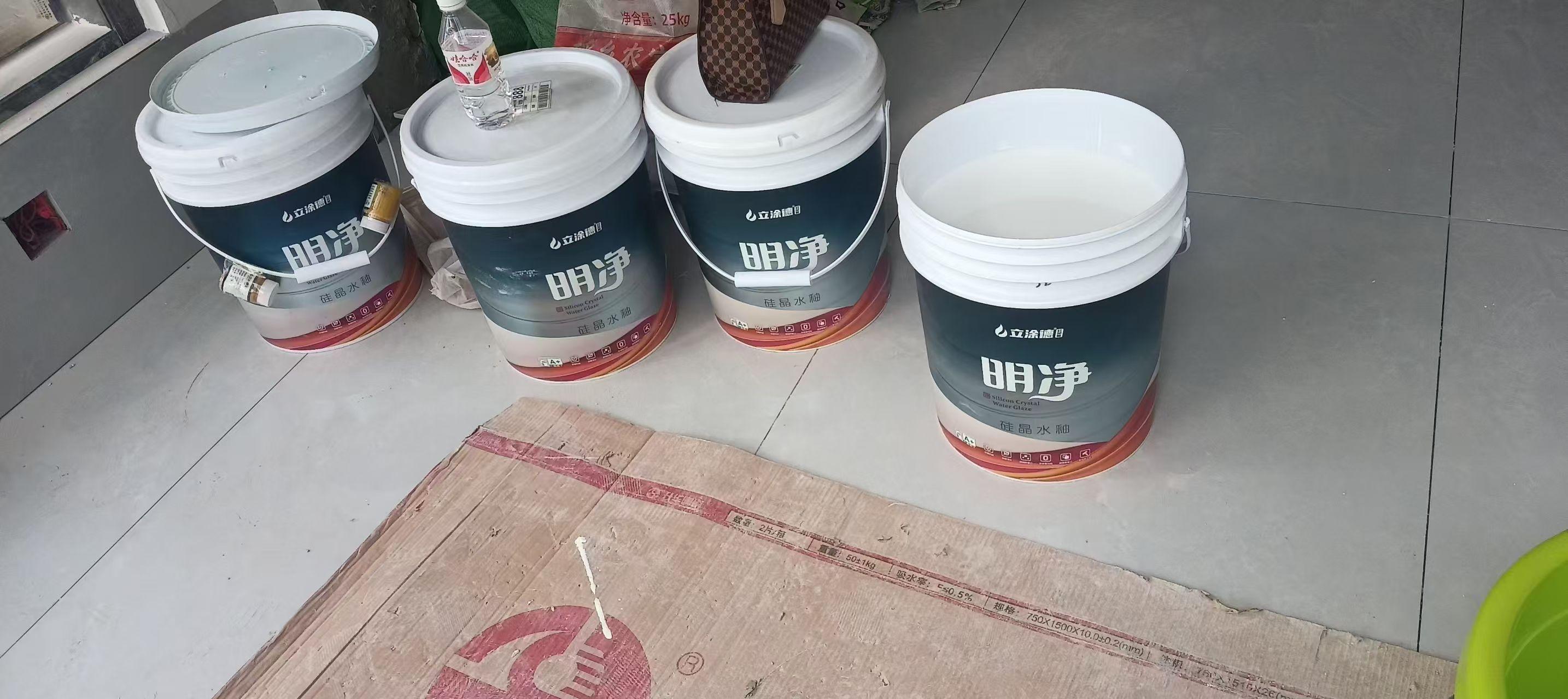 立涂德硅晶釉施工效果