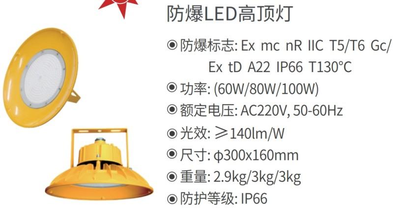 尚为防爆LED高顶灯产品图